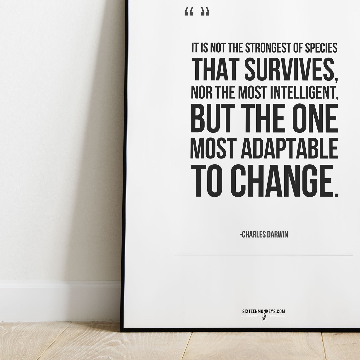 ‘‘Charles Darwin’ Survival of the Fittest’ Art Print