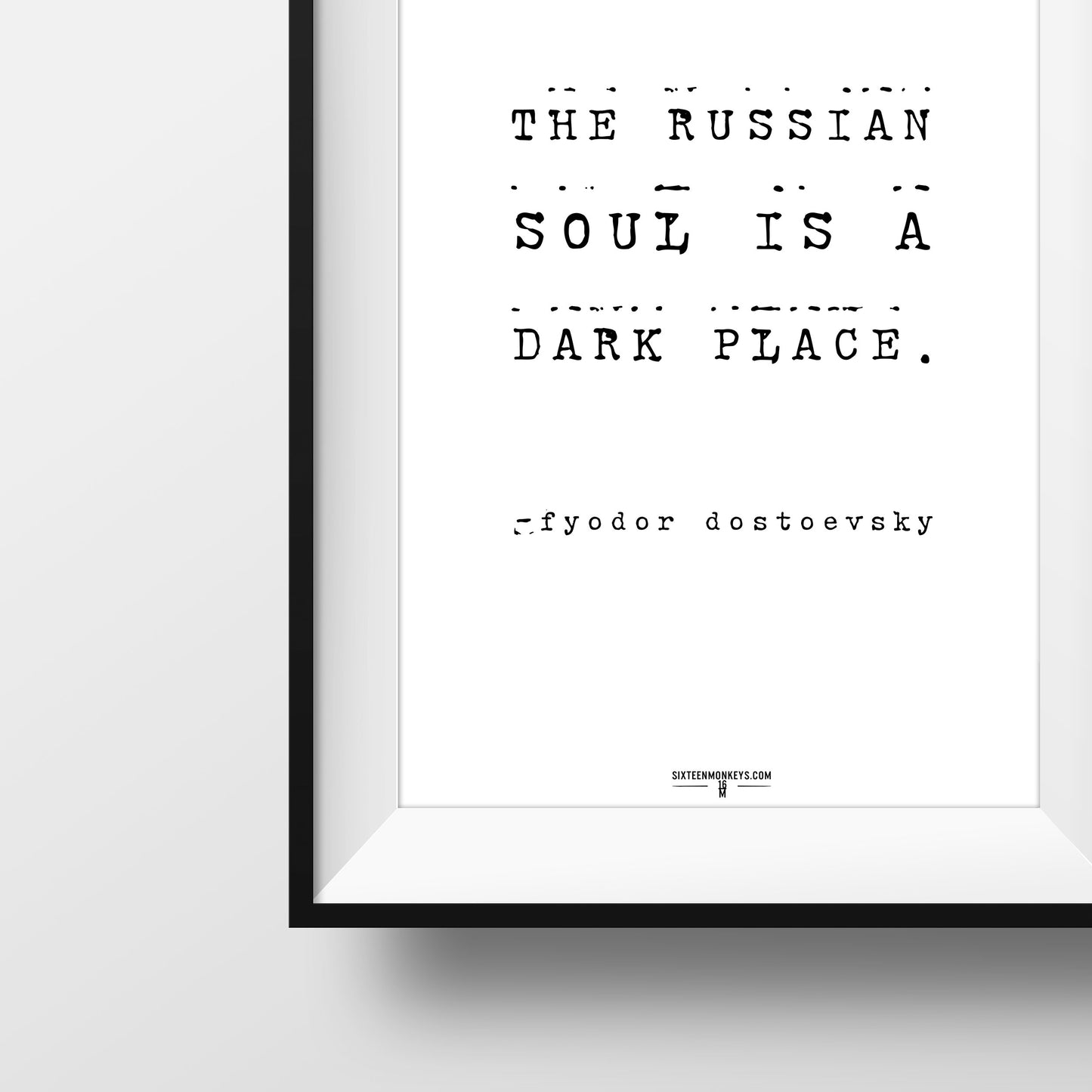 ‘‘Fyodor Dostoevsky’ The Russian Soul’ Art Print