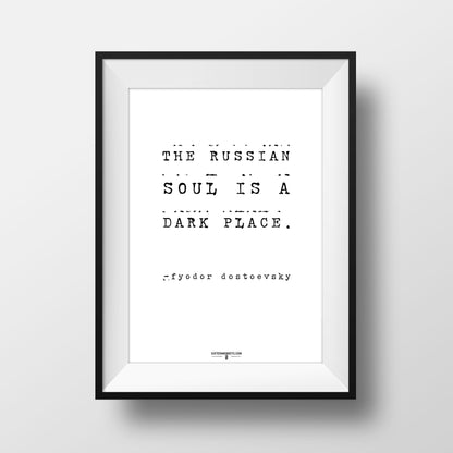 ‘‘Fyodor Dostoevsky’ The Russian Soul’ Art Print