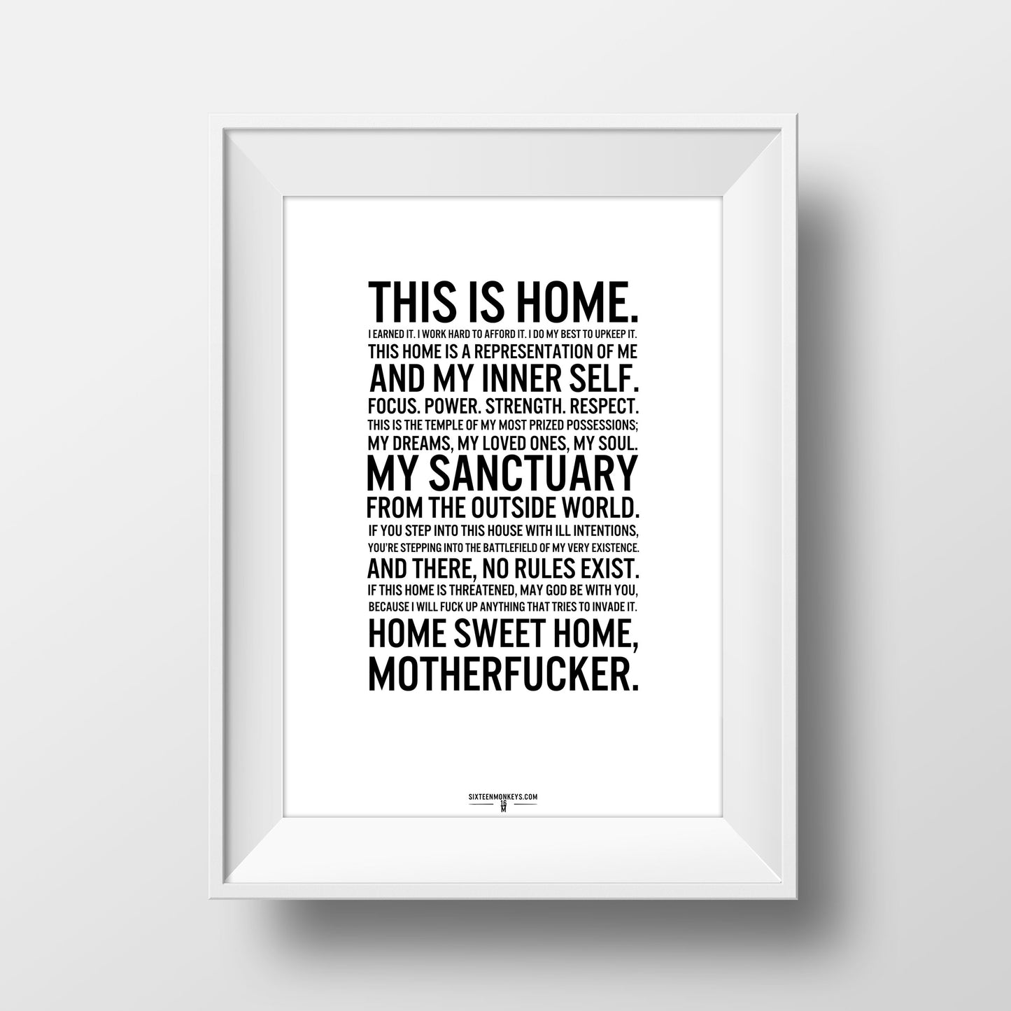 ‘Home Sweet Home’ Art Print