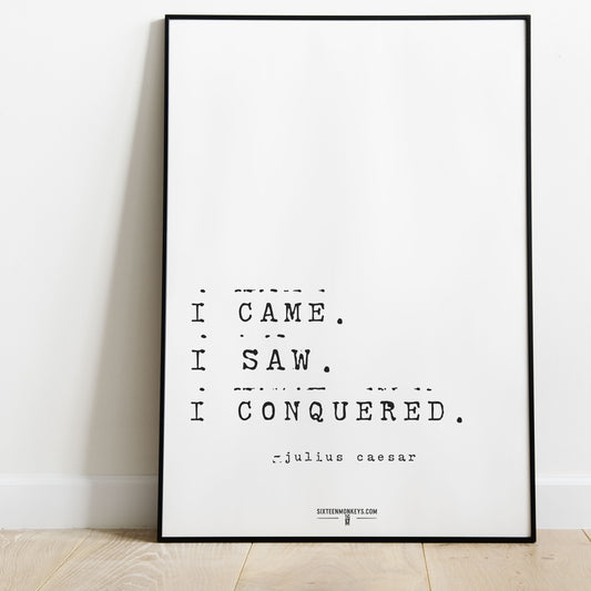 ‘‘Julius Caesar’ I Conquered’ Art Print