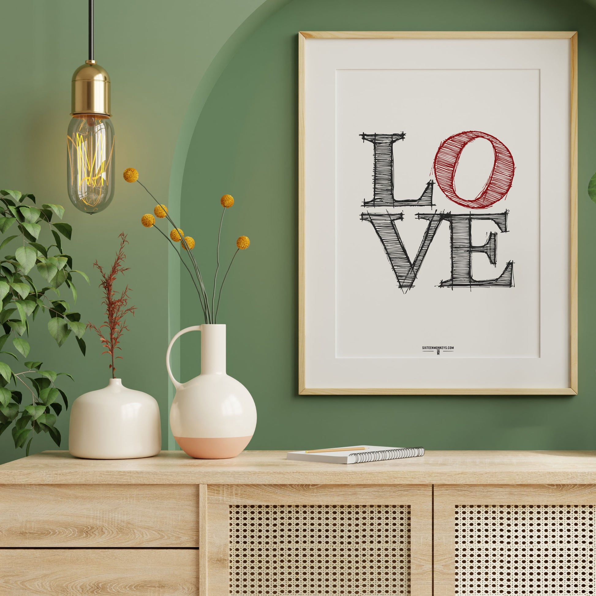 ‘New York Love Sign’ Art Print