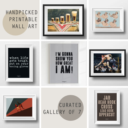 ‘Put On Your Boxing Gloves’ Wall Gallery