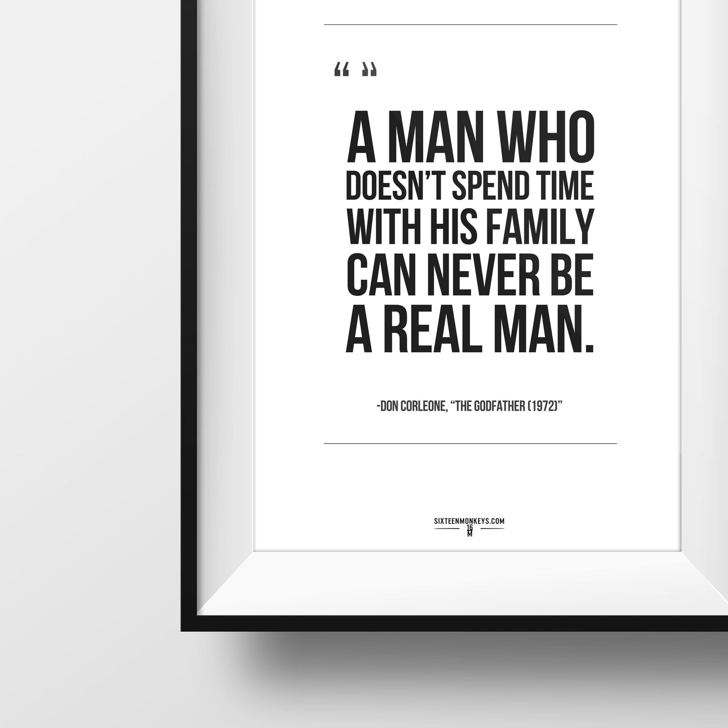 ‘‘The Godfather’ A Real Man’ Art Print