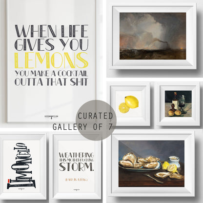 ‘When Life Gives You Lemons’ Wall Gallery